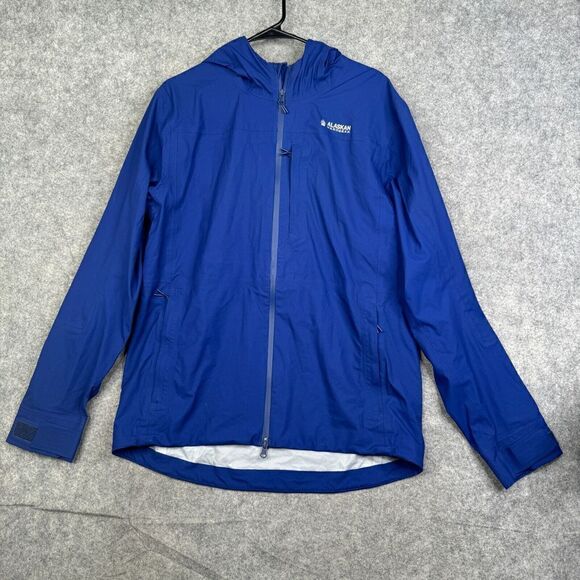 Duluth Alaskan Hardgear Thorne Bay Rain Jacket Blue Men’s Medium Pertex - Picture 1 of 8